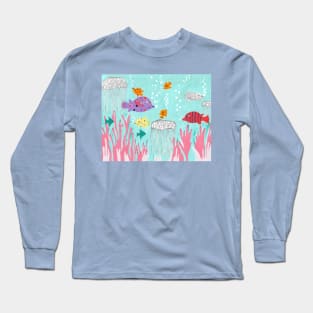 Tropical Fish Fantasy Long Sleeve T-Shirt